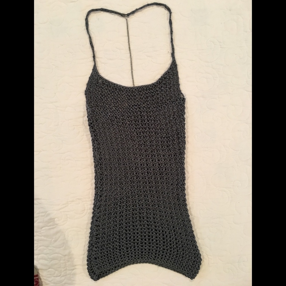 Giorgio Armani silver grey sweater